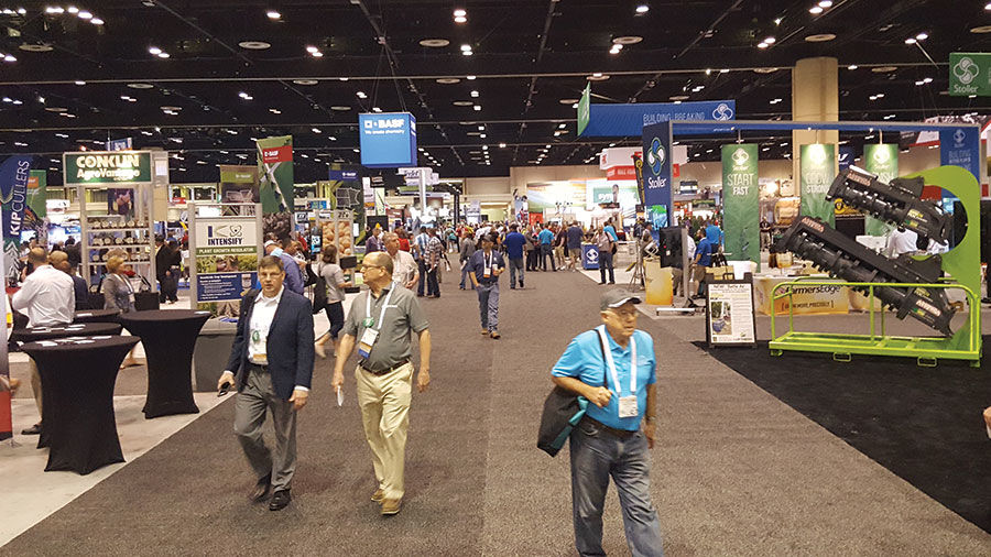 trade show at Commodity Classic